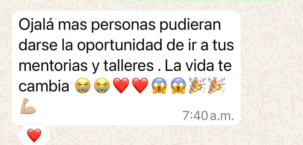 Dejé de sabotearme